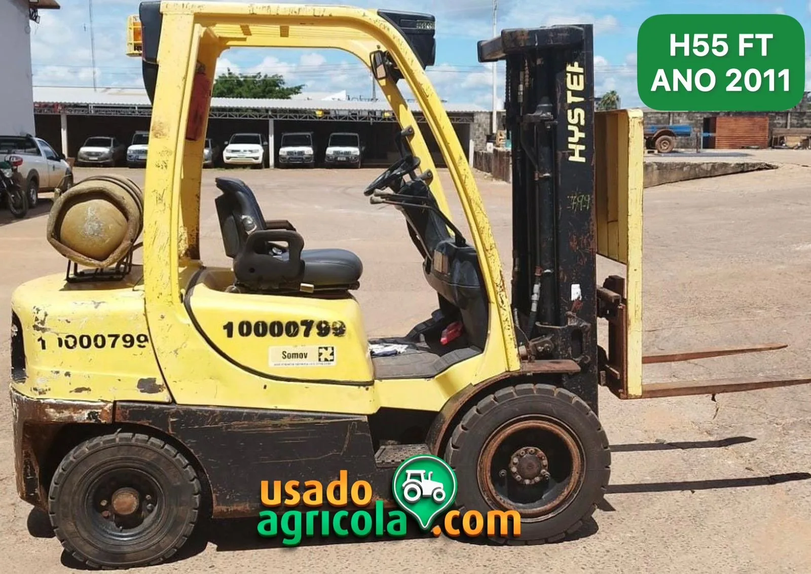 Empilhadeira Hyster, H55 FT, Ano 2011, foto principal do anúncio